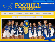 Tablet Screenshot of foothillfalcons.org